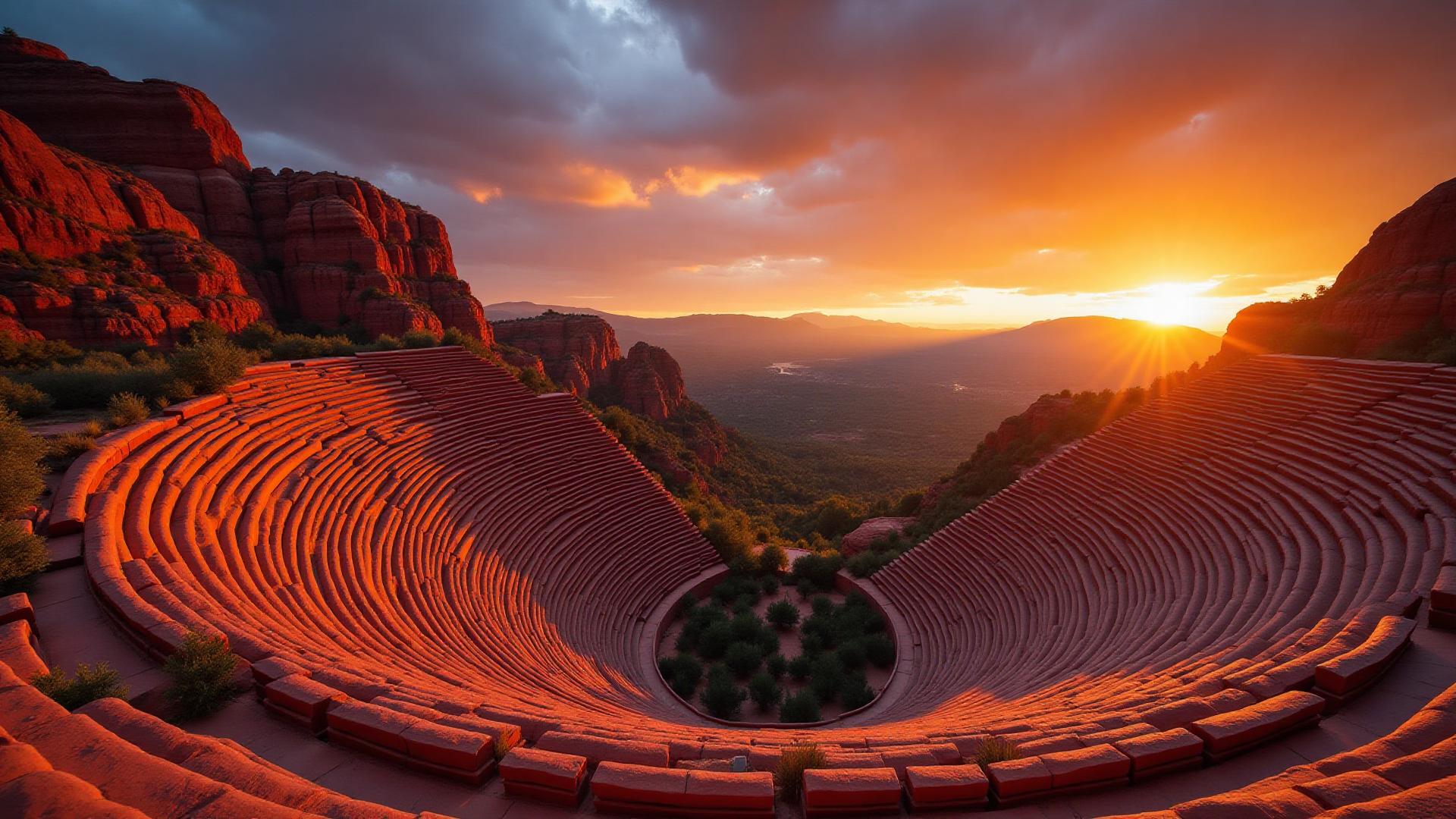 Red Rocks landscape in Colorado